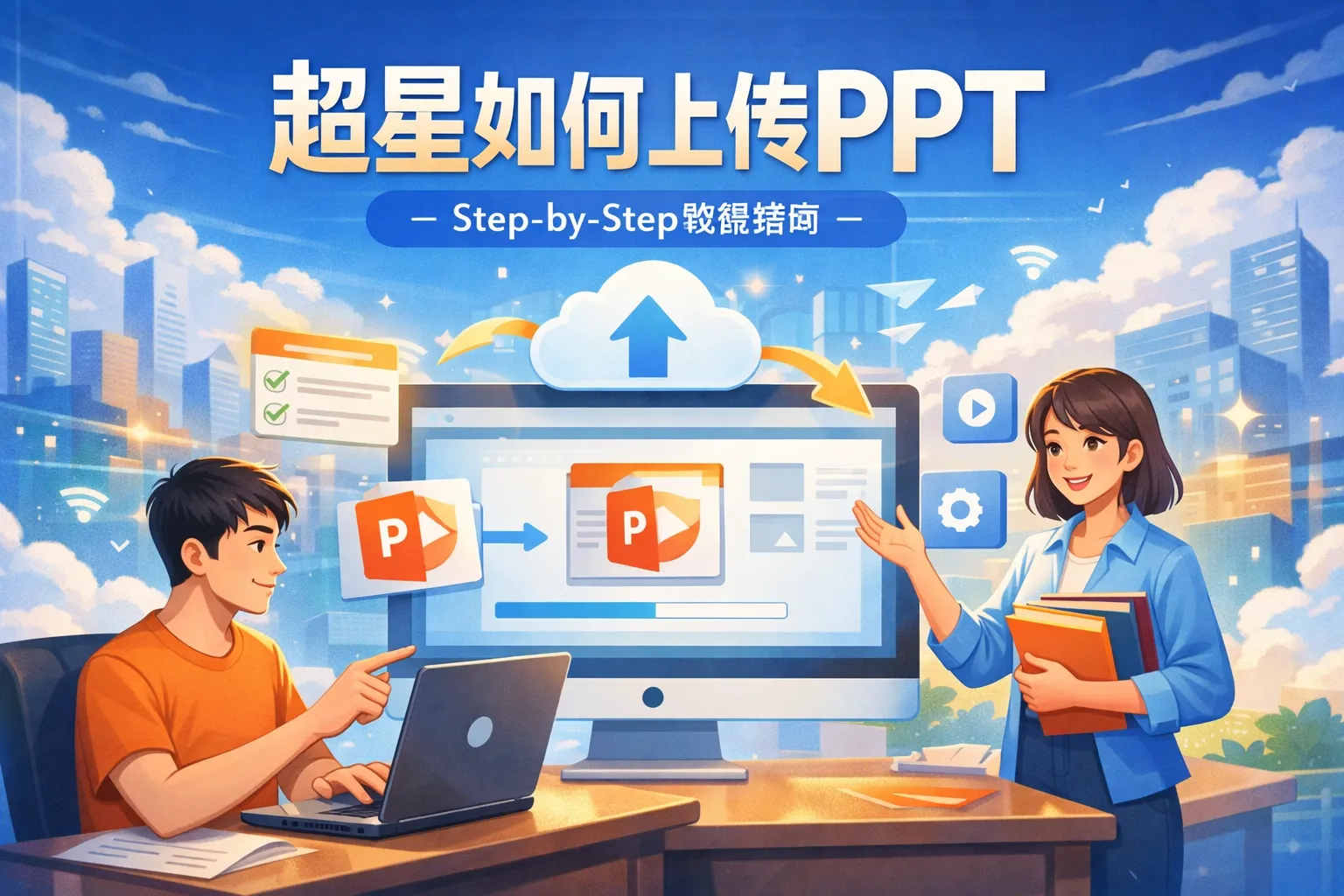 超星如何上传ppt