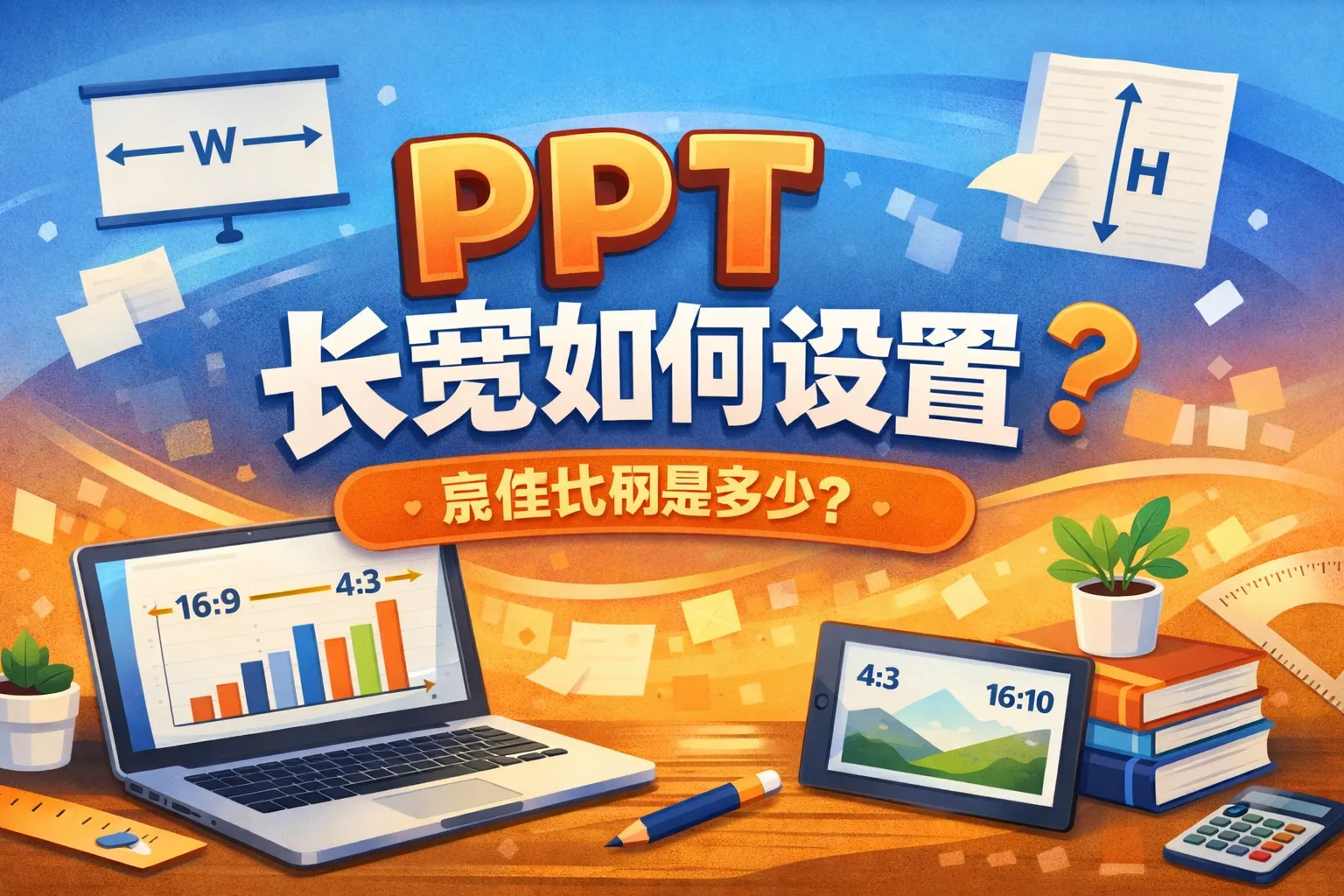 PPT长宽如何设置