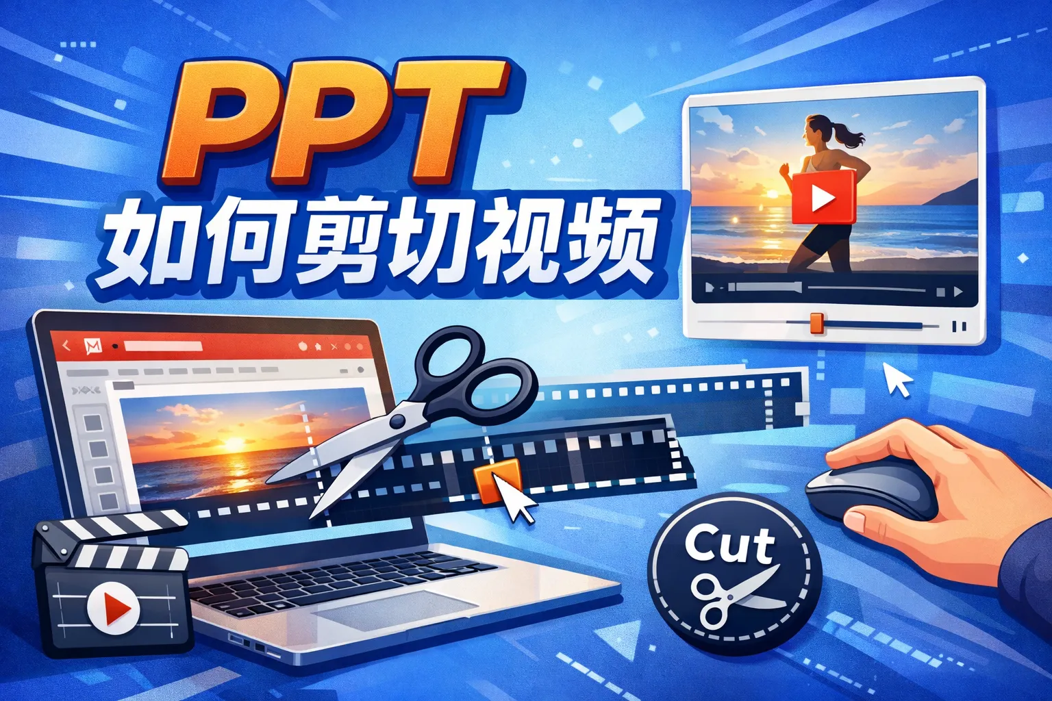 ppt如何剪切视屏