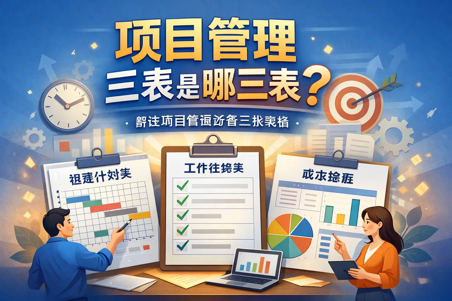 项目管理三表是哪三表
