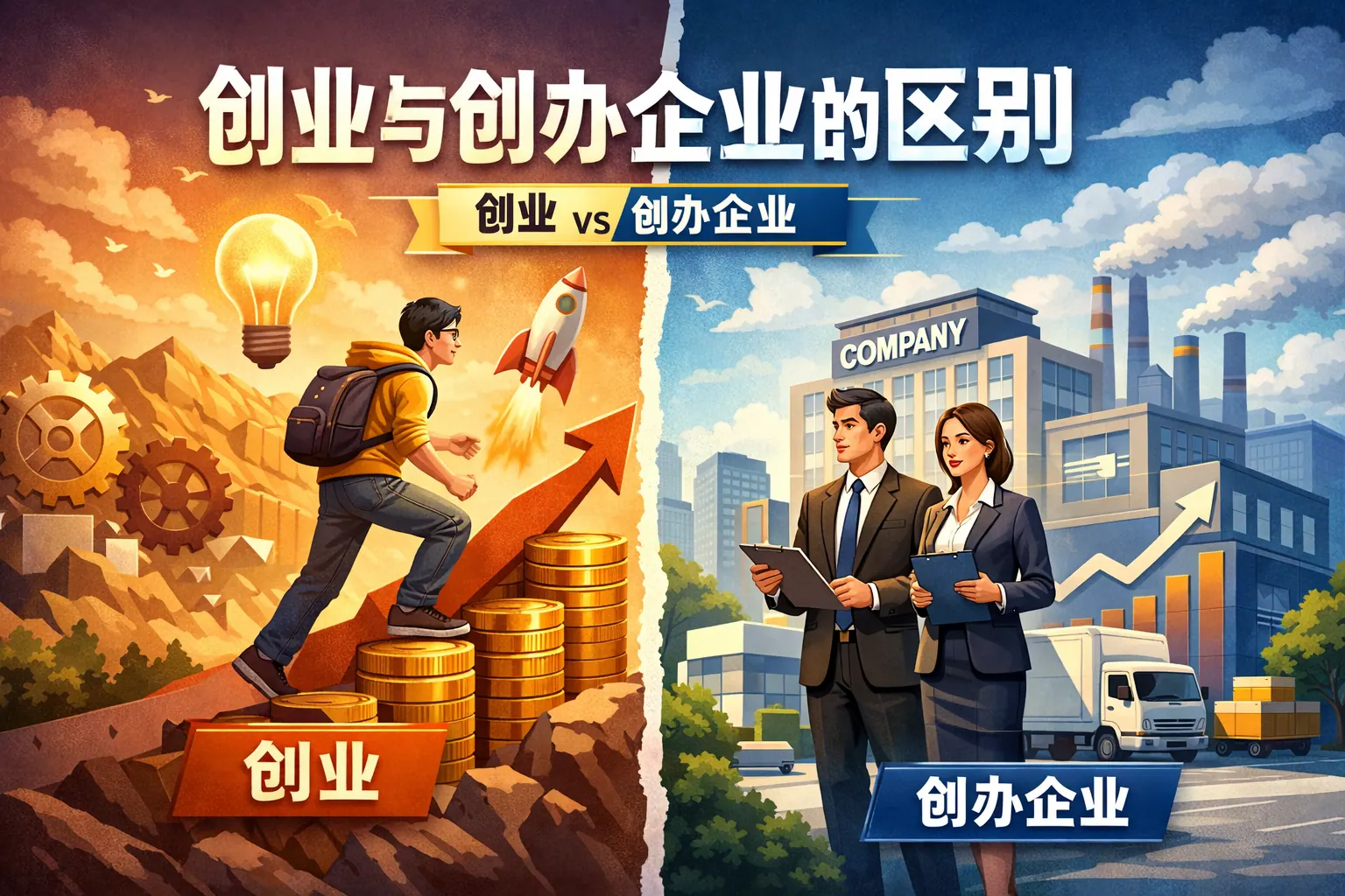 创业与创办企业的区别