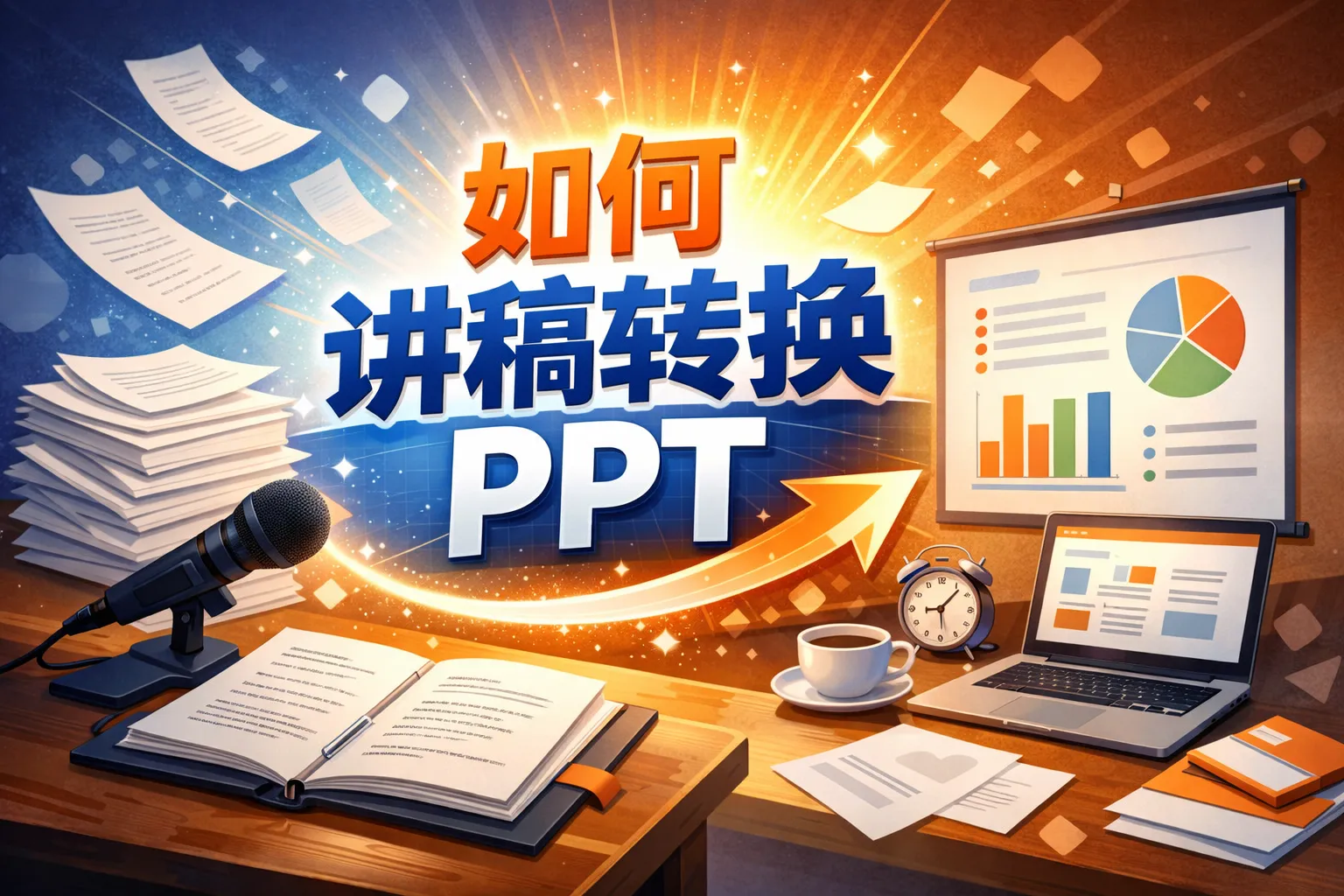 如何讲稿转换ppt
