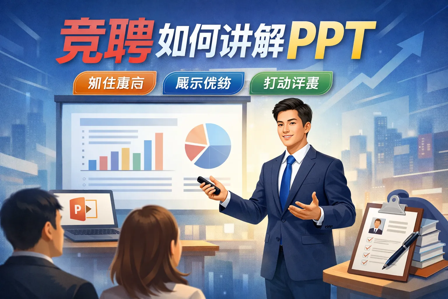 竞聘如何讲解ppt