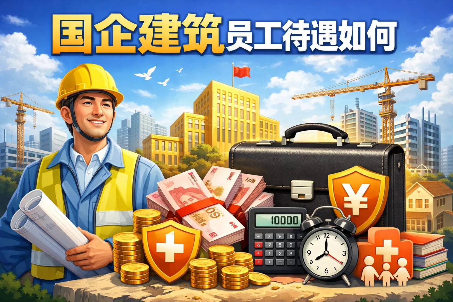 国企建筑员工待遇如何