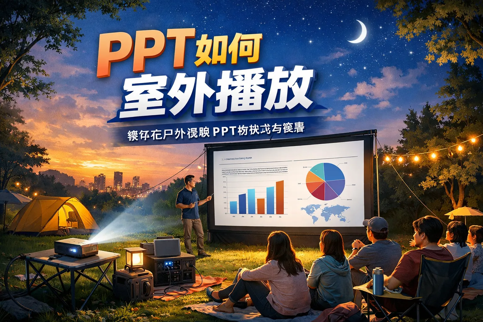 ppt如何室外播放