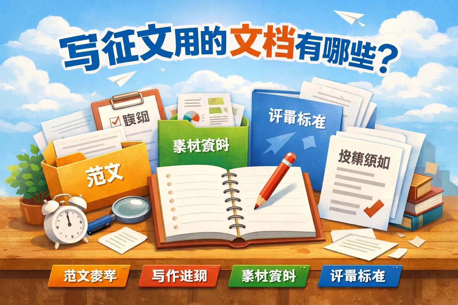 写征文用的文档有哪些