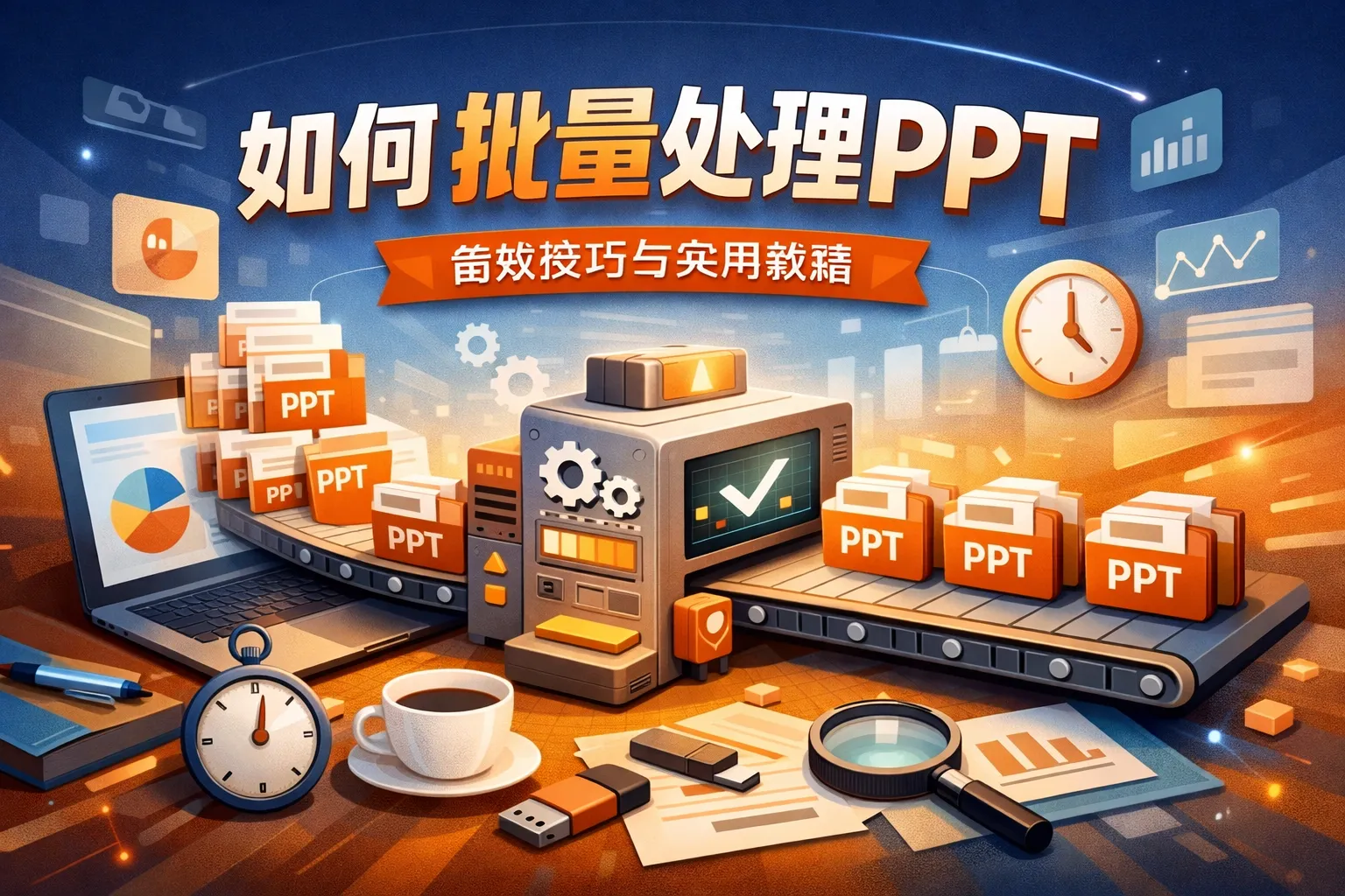 如何批量处理ppt