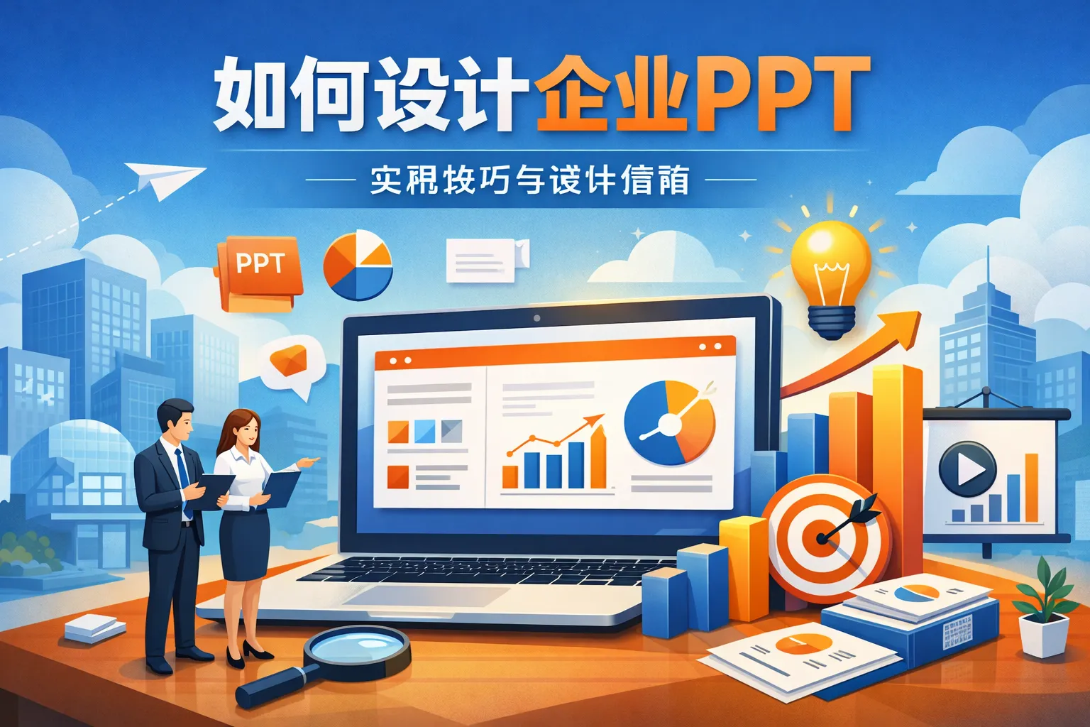 如何设计企业ppt