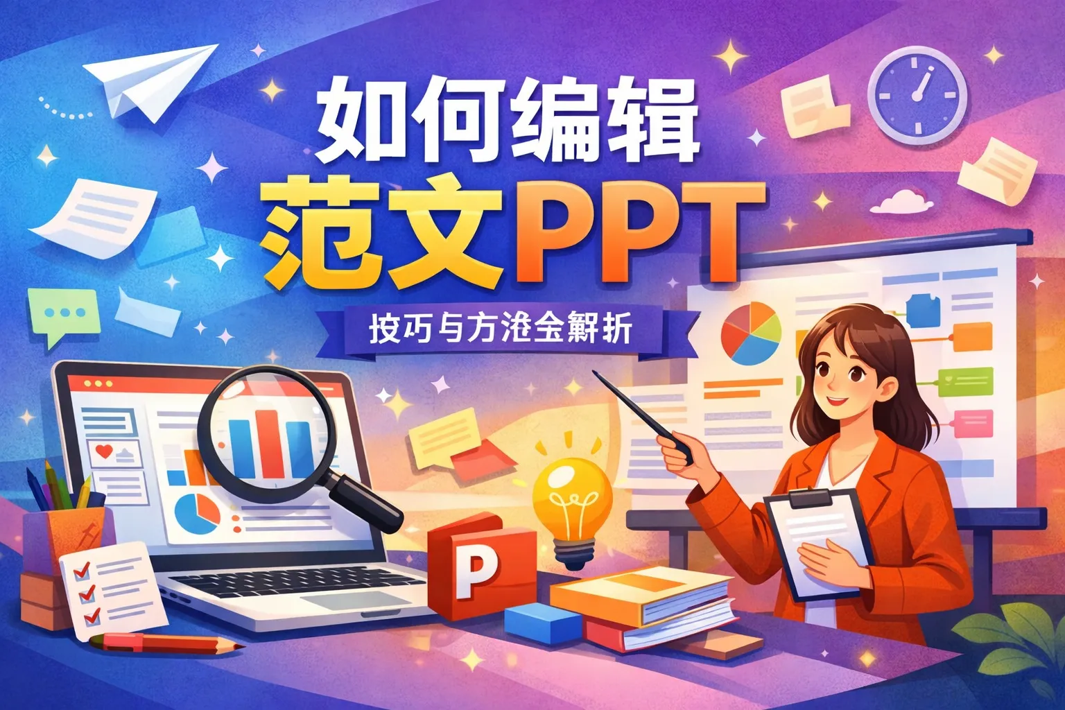 如何编辑范文PPT