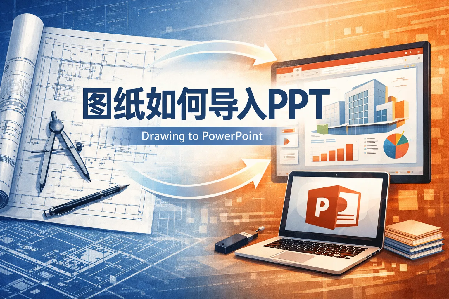 图纸如何导入ppt