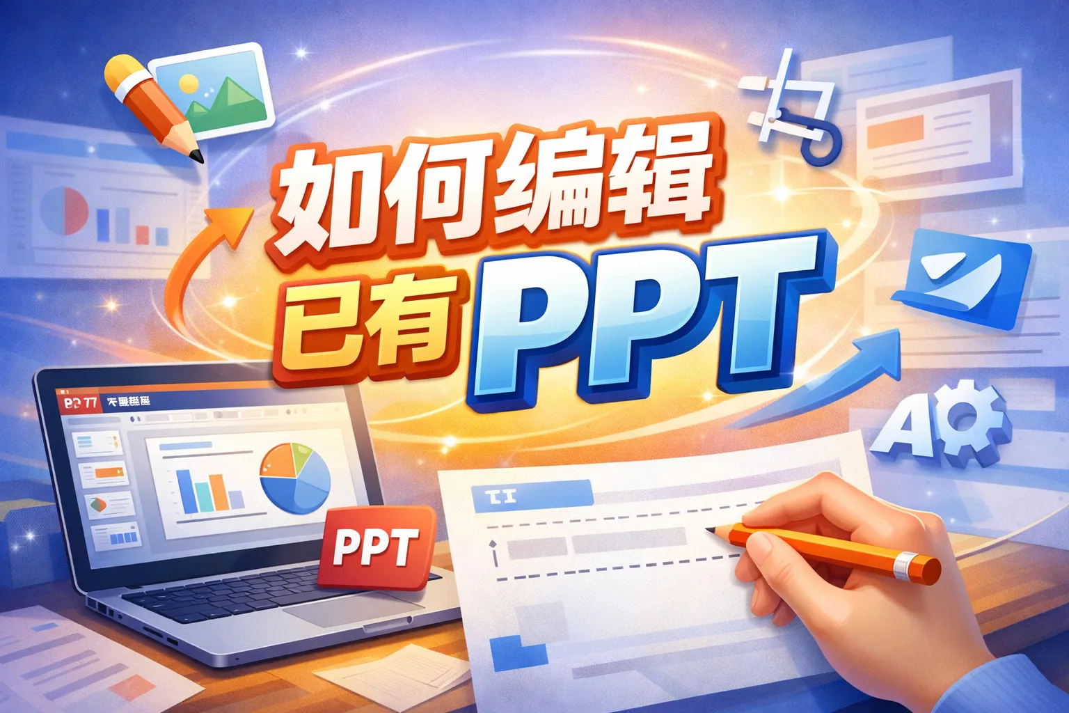 如何编辑已有ppt