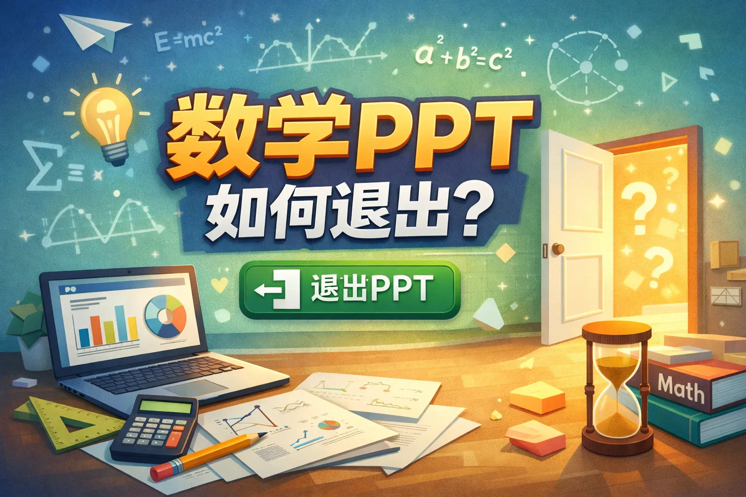 数学ppt如何退出