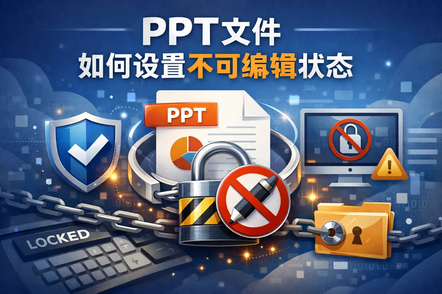 ppt文件如何设置不可编辑状态