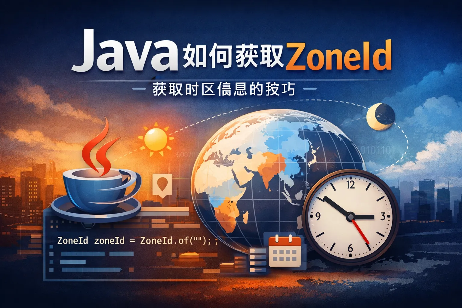 java如何获取zoneid