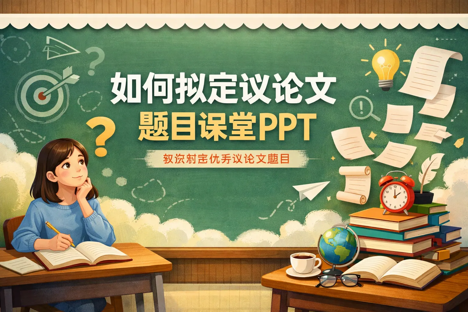 如何拟定议论文题目课堂ppt