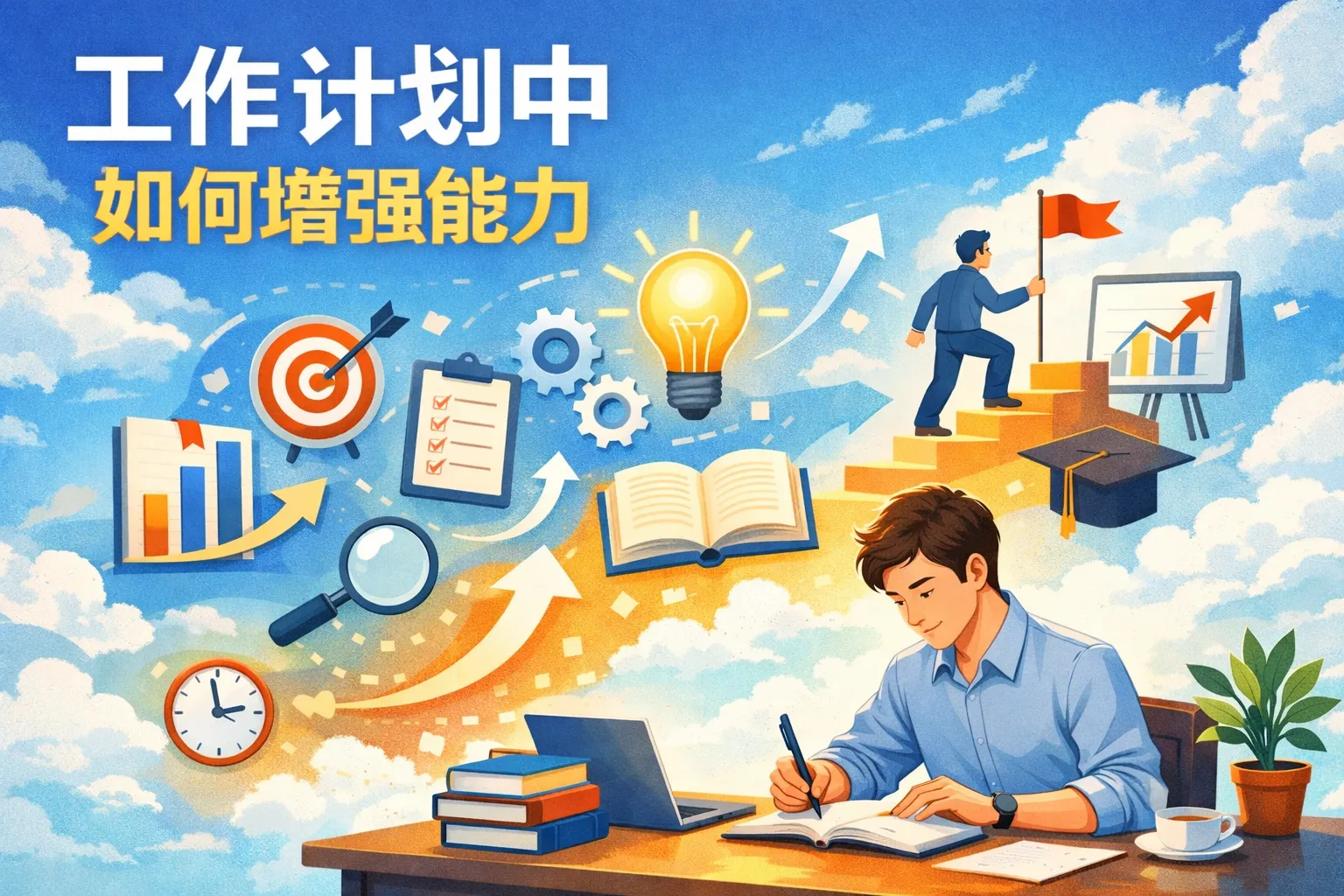 工作计划中如何增强能力