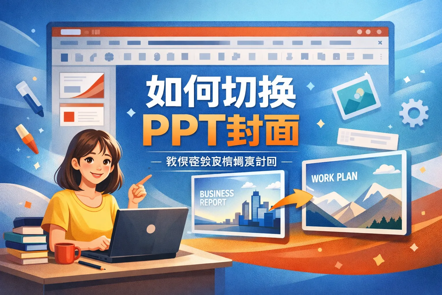 如何切换ppt封面