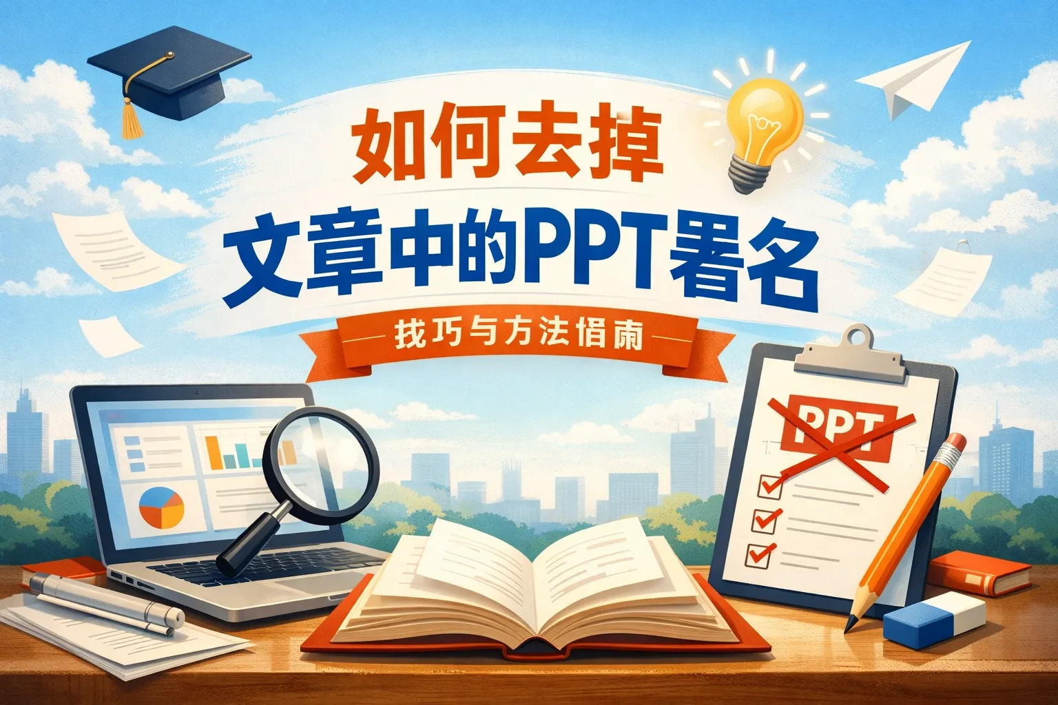 ppt署名如何去掉