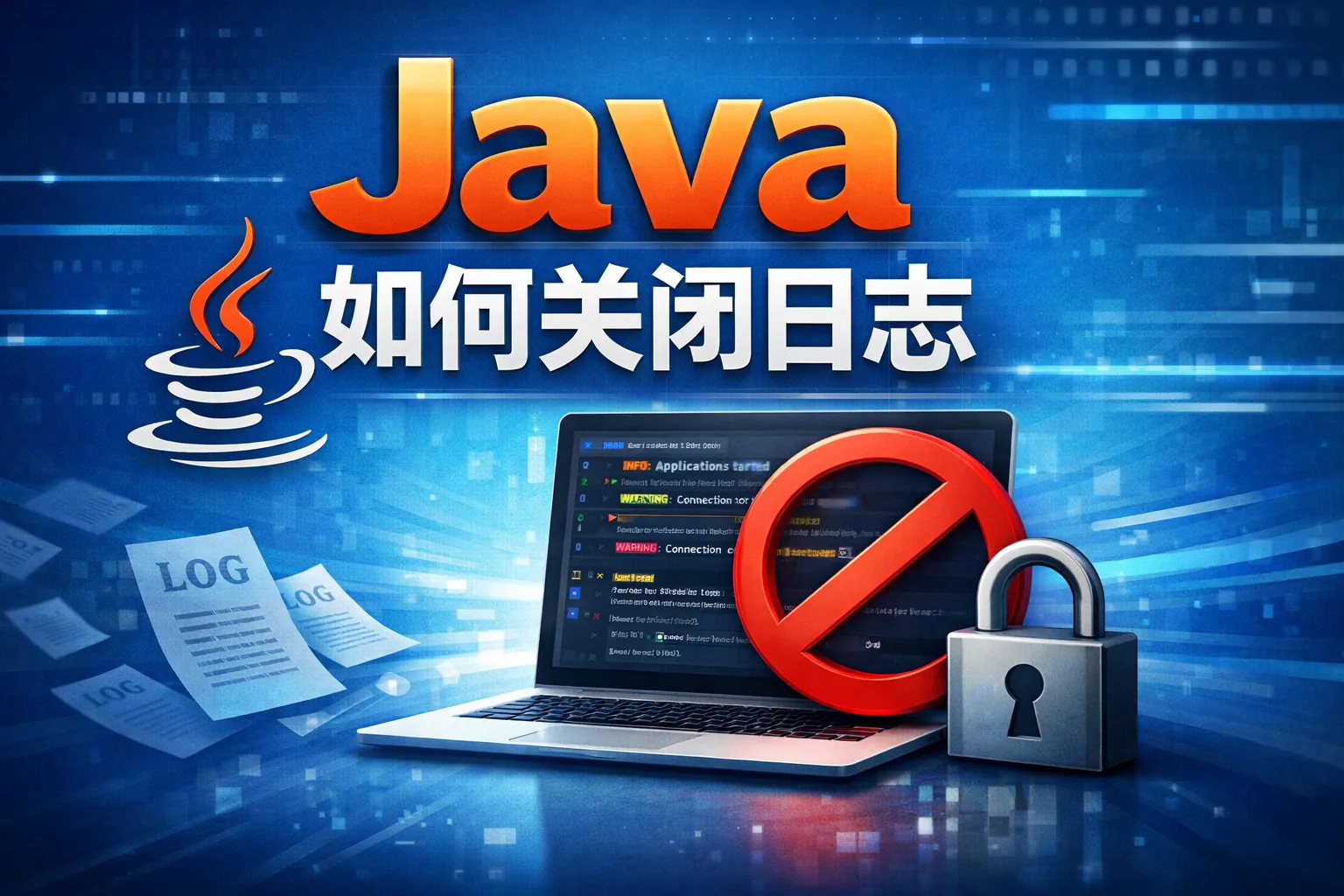 java 如何关闭日志