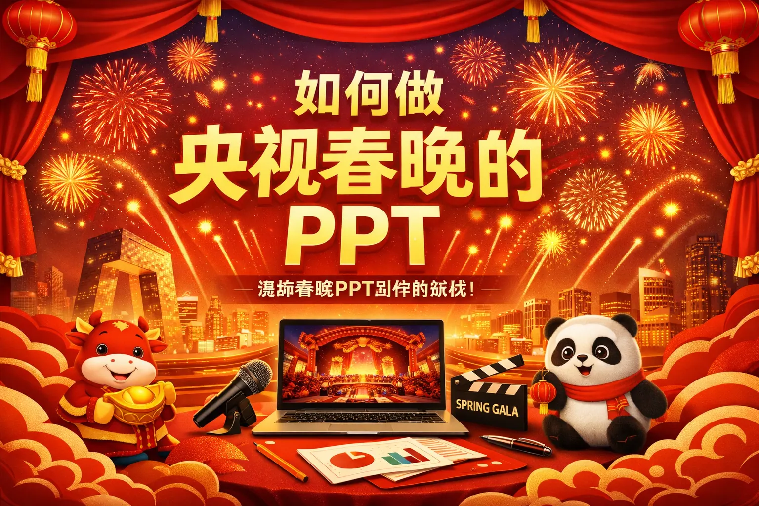 如何做央视春晚的ppt