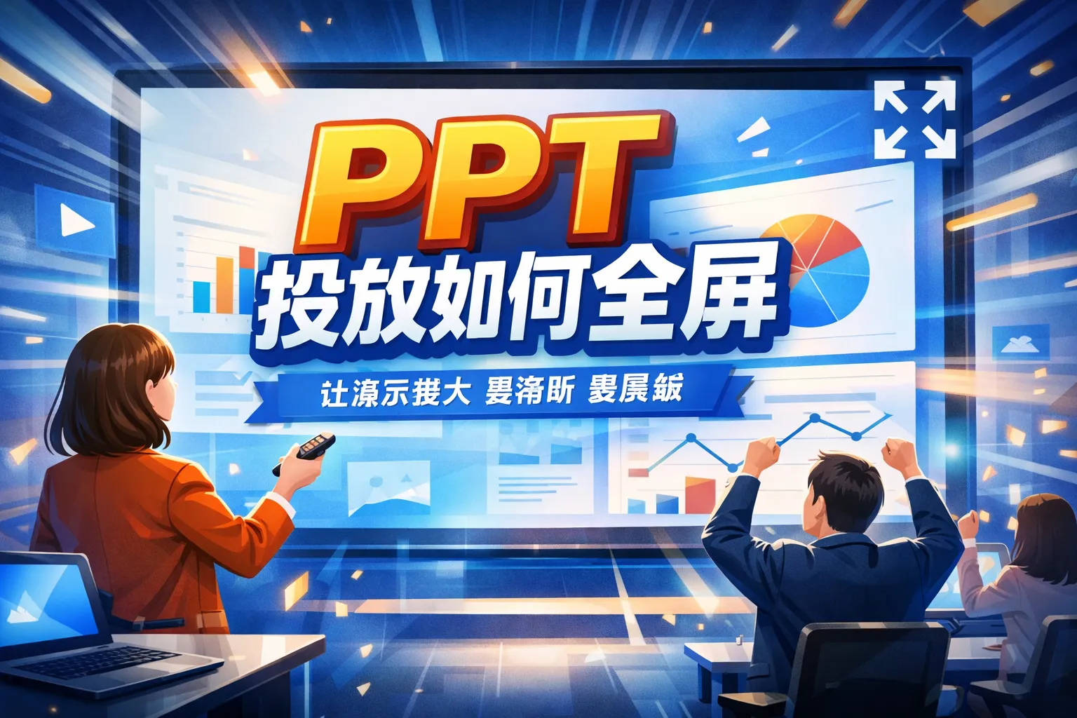 ppt投放如何全屏