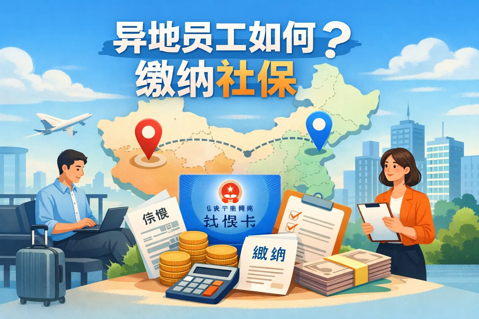 异地员工如何缴纳社保