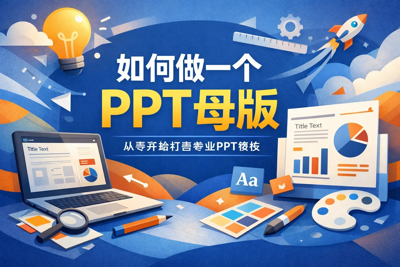 如何做一个ppt母版