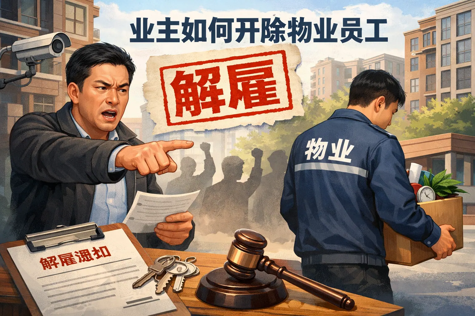 业主如何开除物业员工