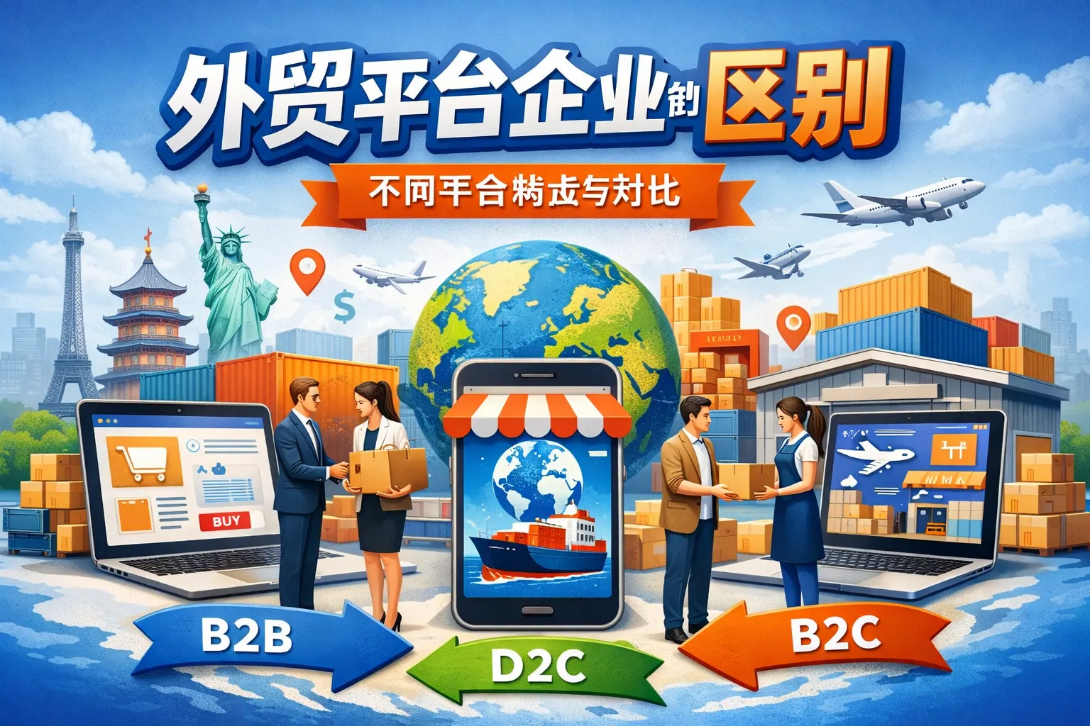 外贸平台企业的区别
