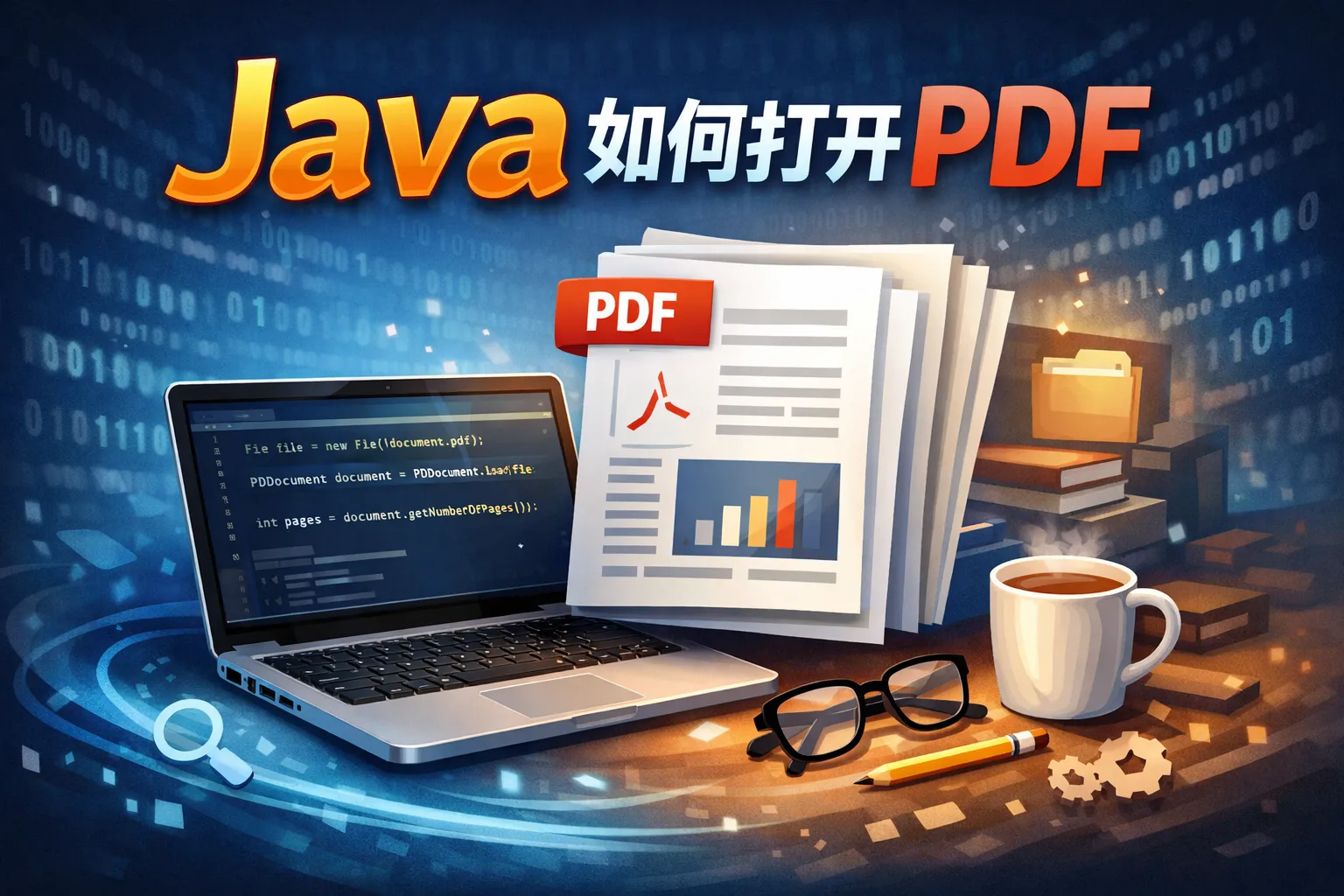 Java如何打开PDF