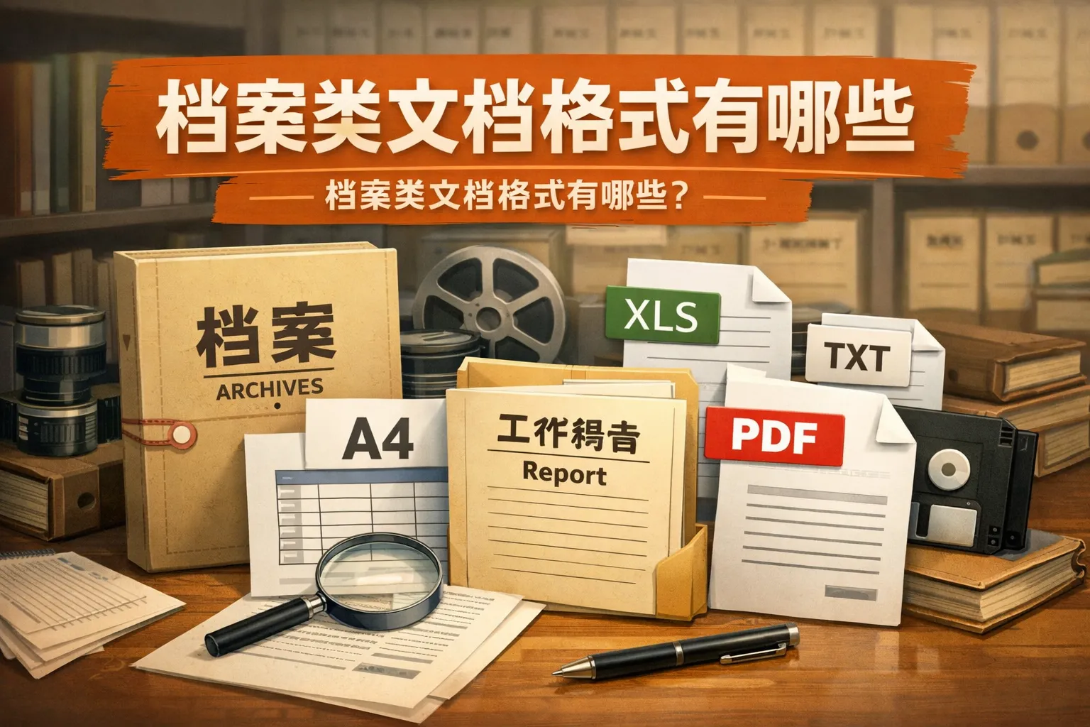 档案类文档格式有哪些