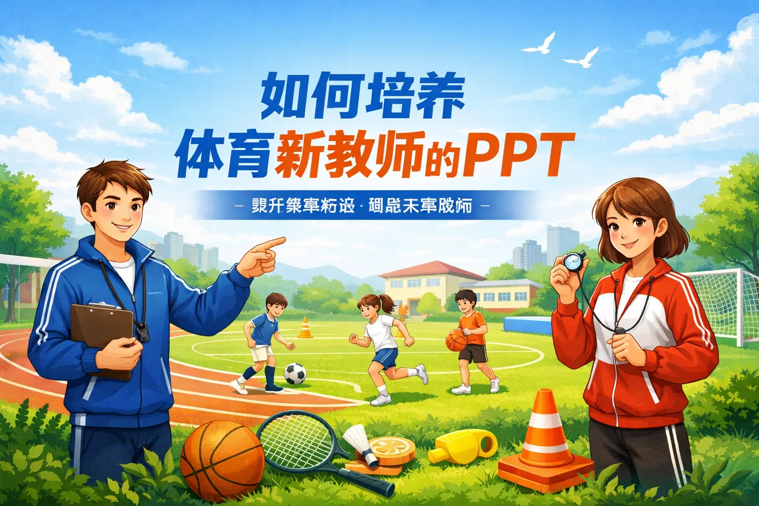 如何培养体育新教师的ppt