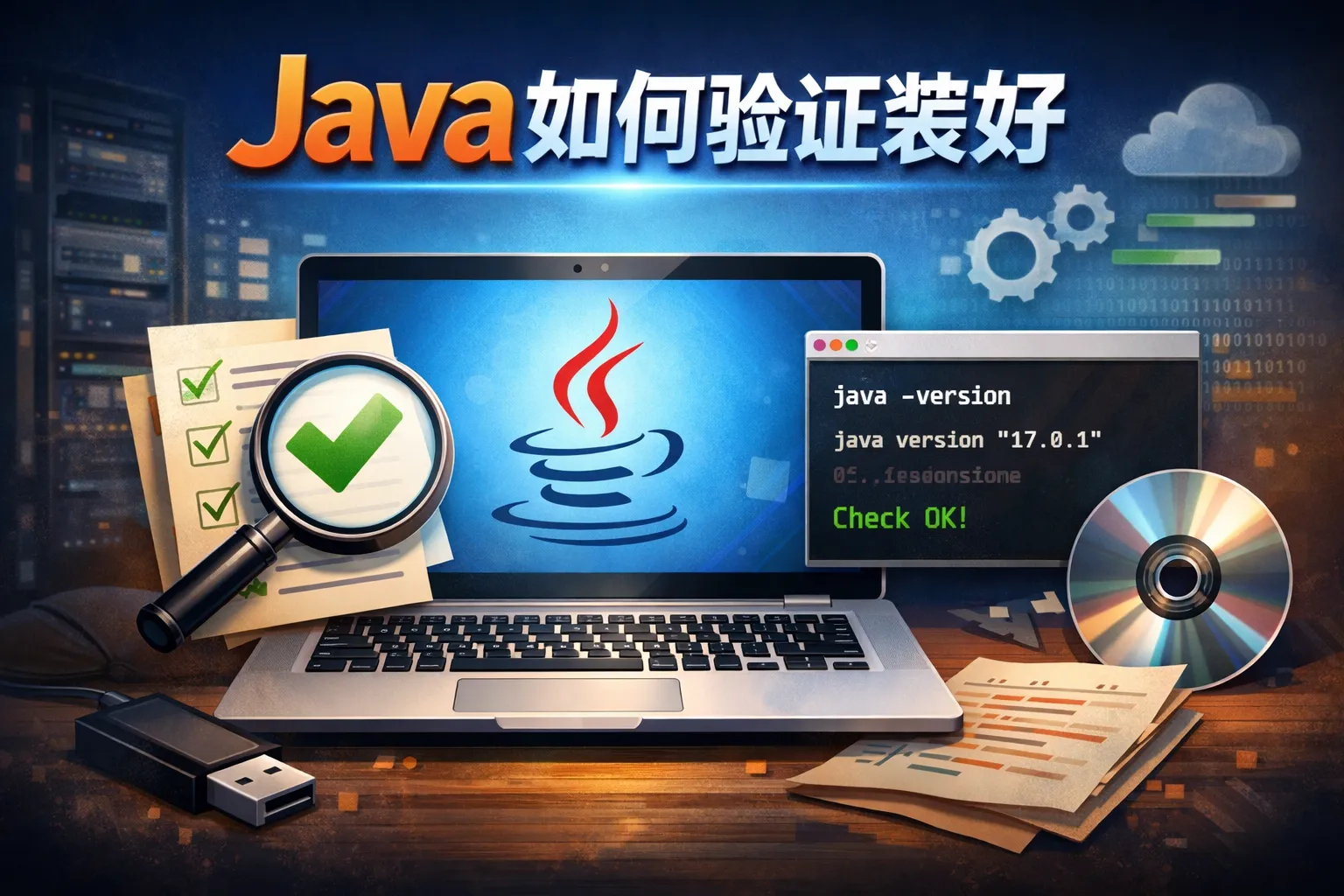 java如何验证装好