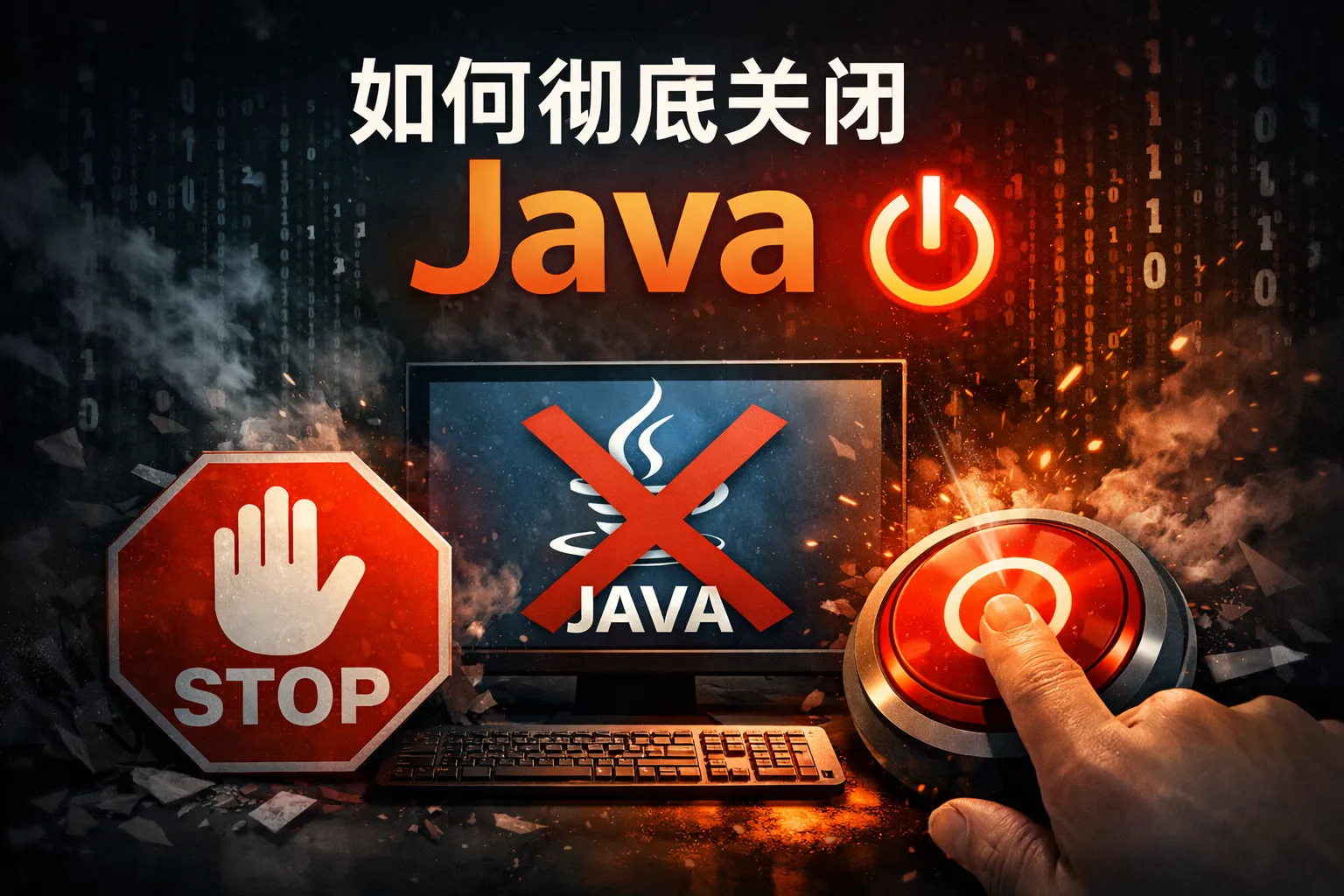 如何彻底关闭java