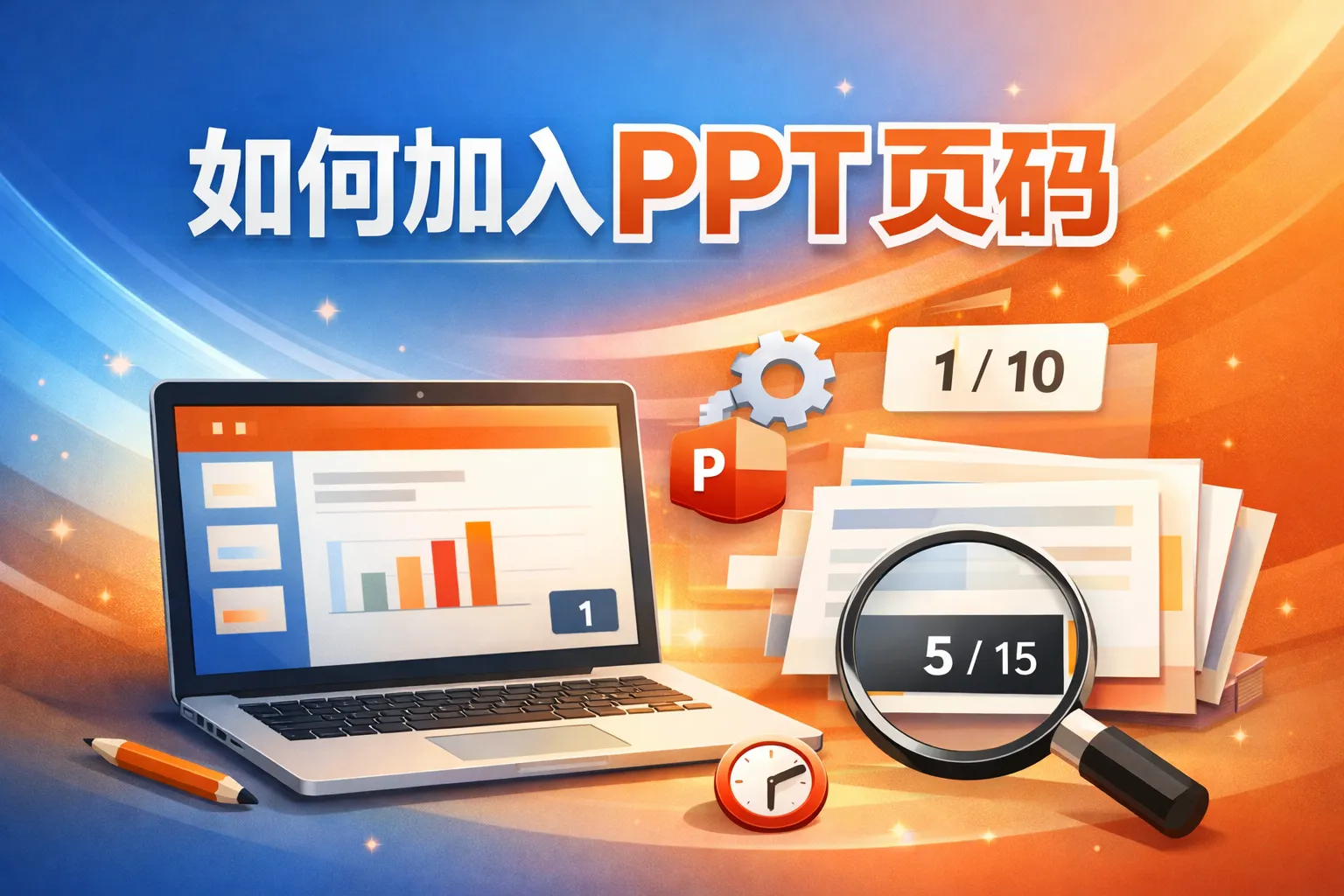 如何加入ppt页码