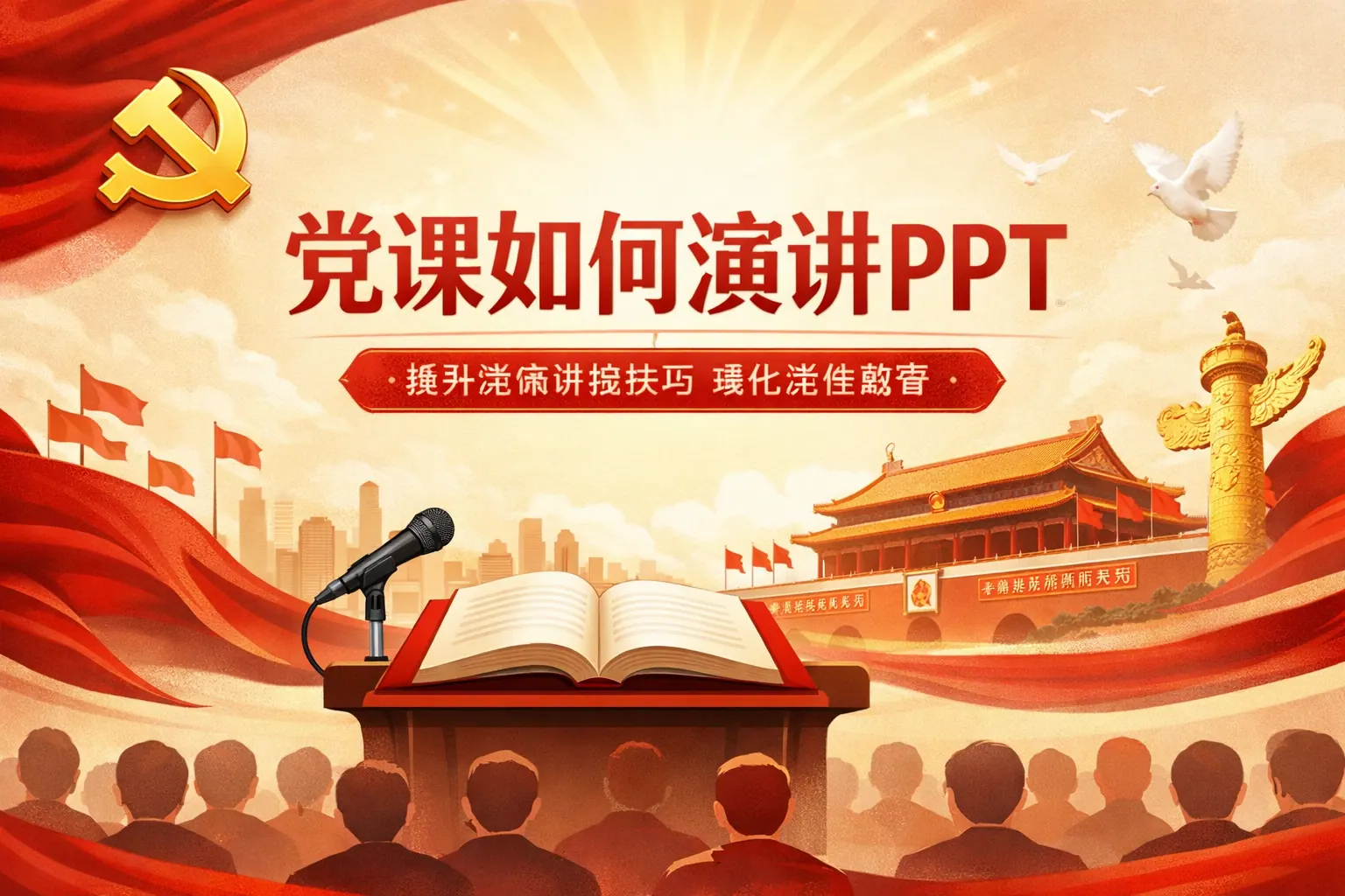 党课如何演讲ppt