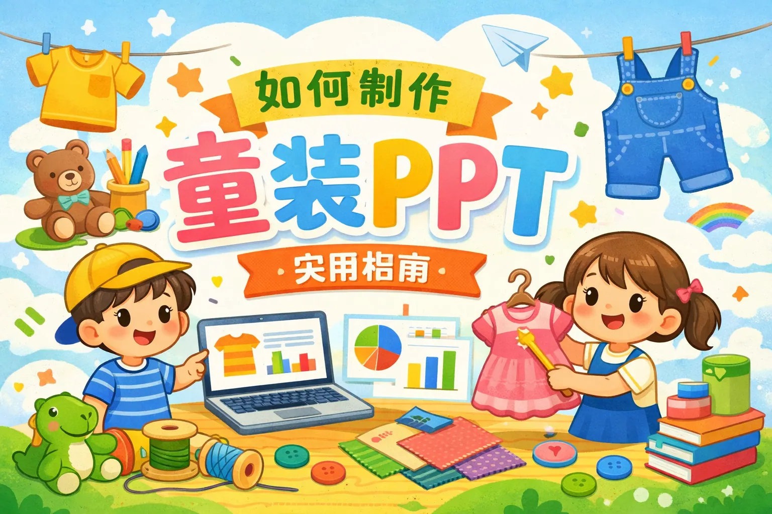 如何制作童装ppt