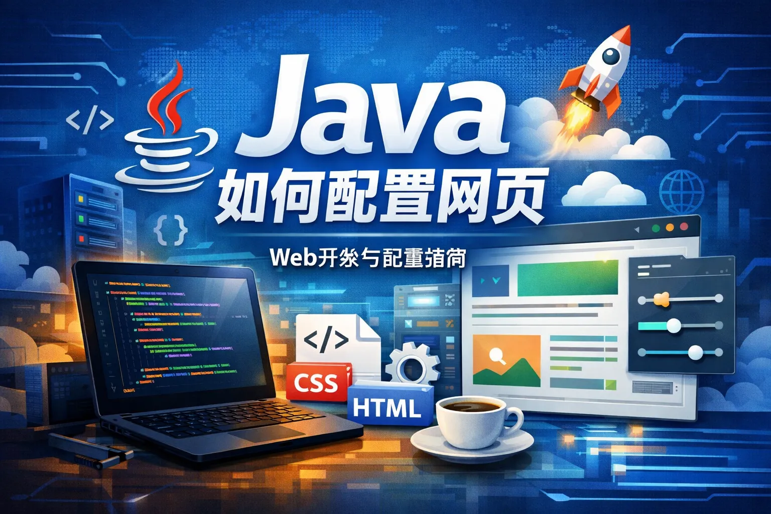 java如何配置网页