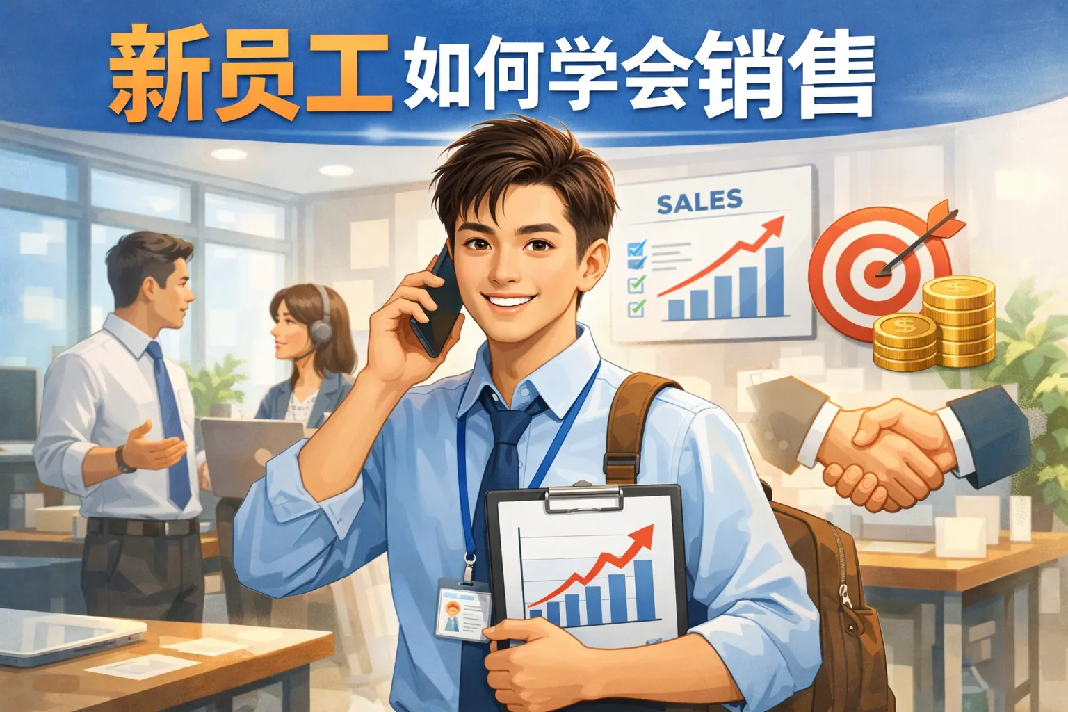 新员工如何学会销售