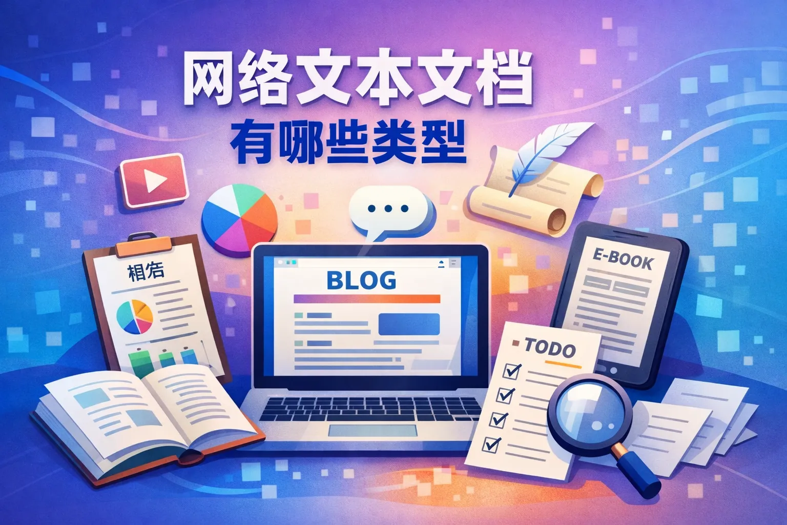 网络文本文档有哪些类型