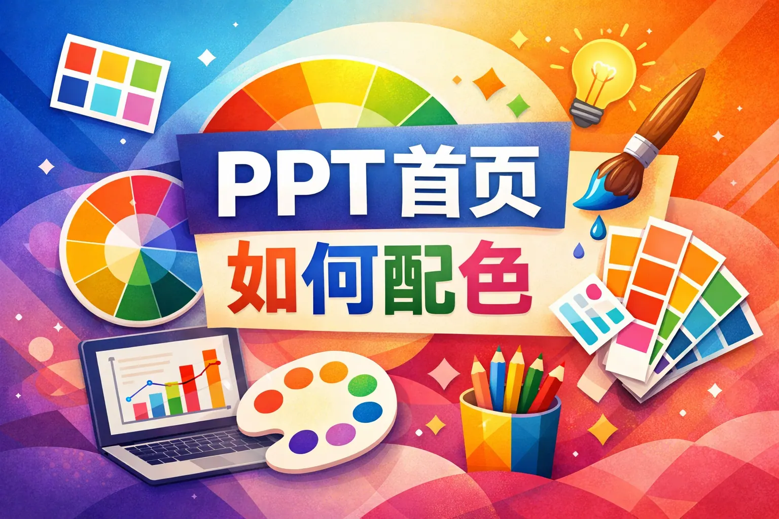 ppt首页如何配色