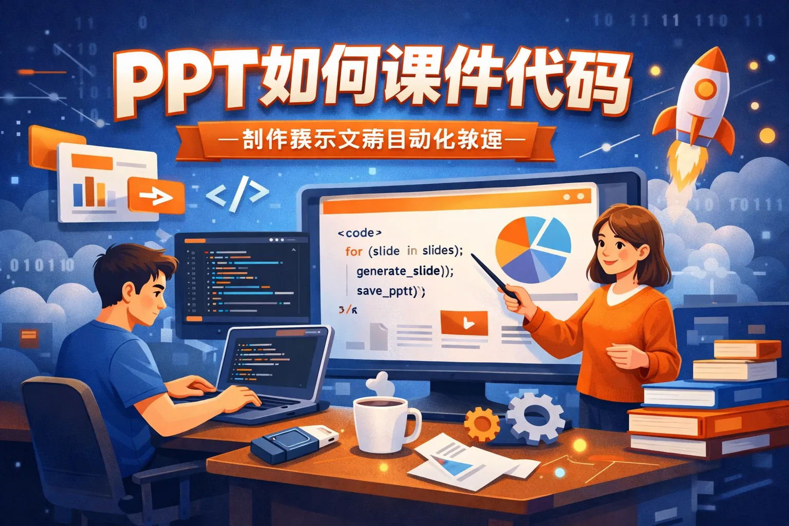 ppt如何课件代码