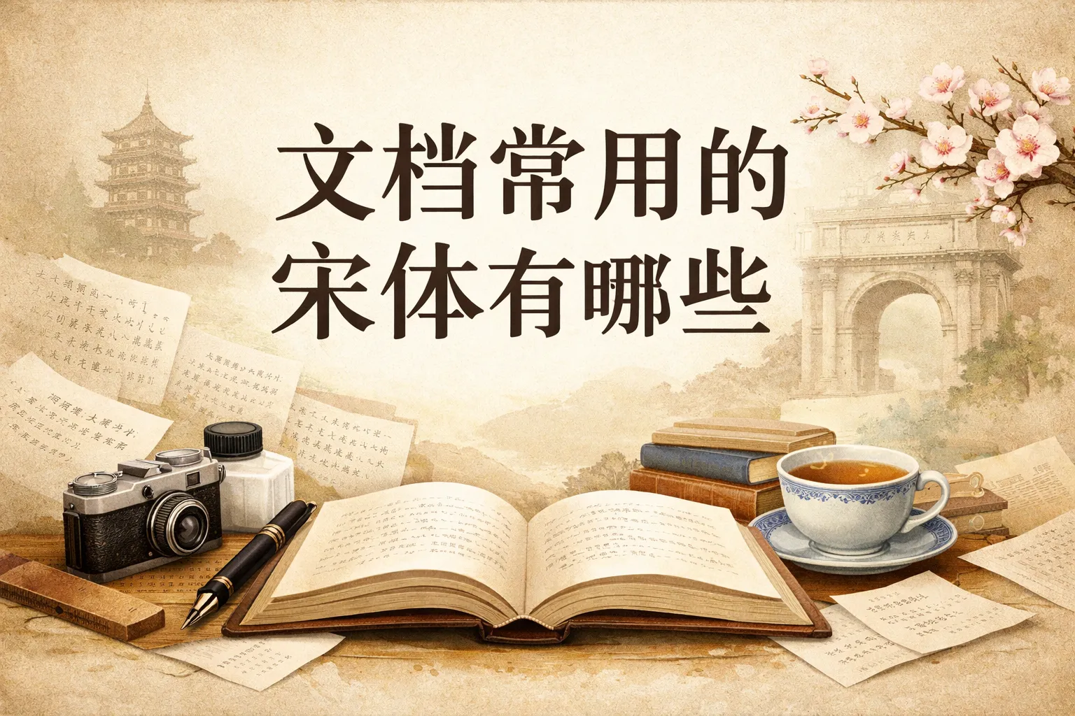 文档常用的宋体有哪些