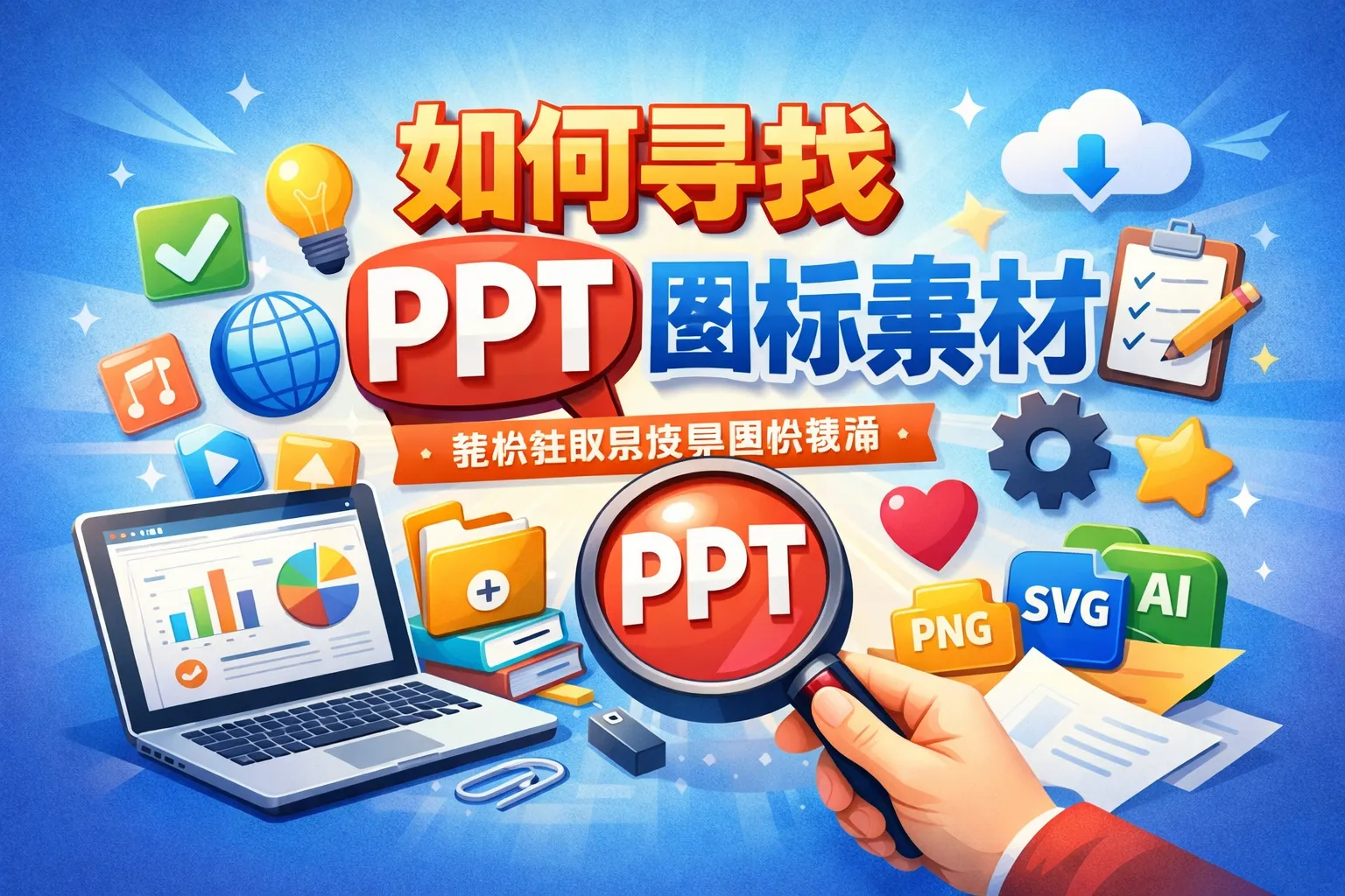 如何ppt图标素材