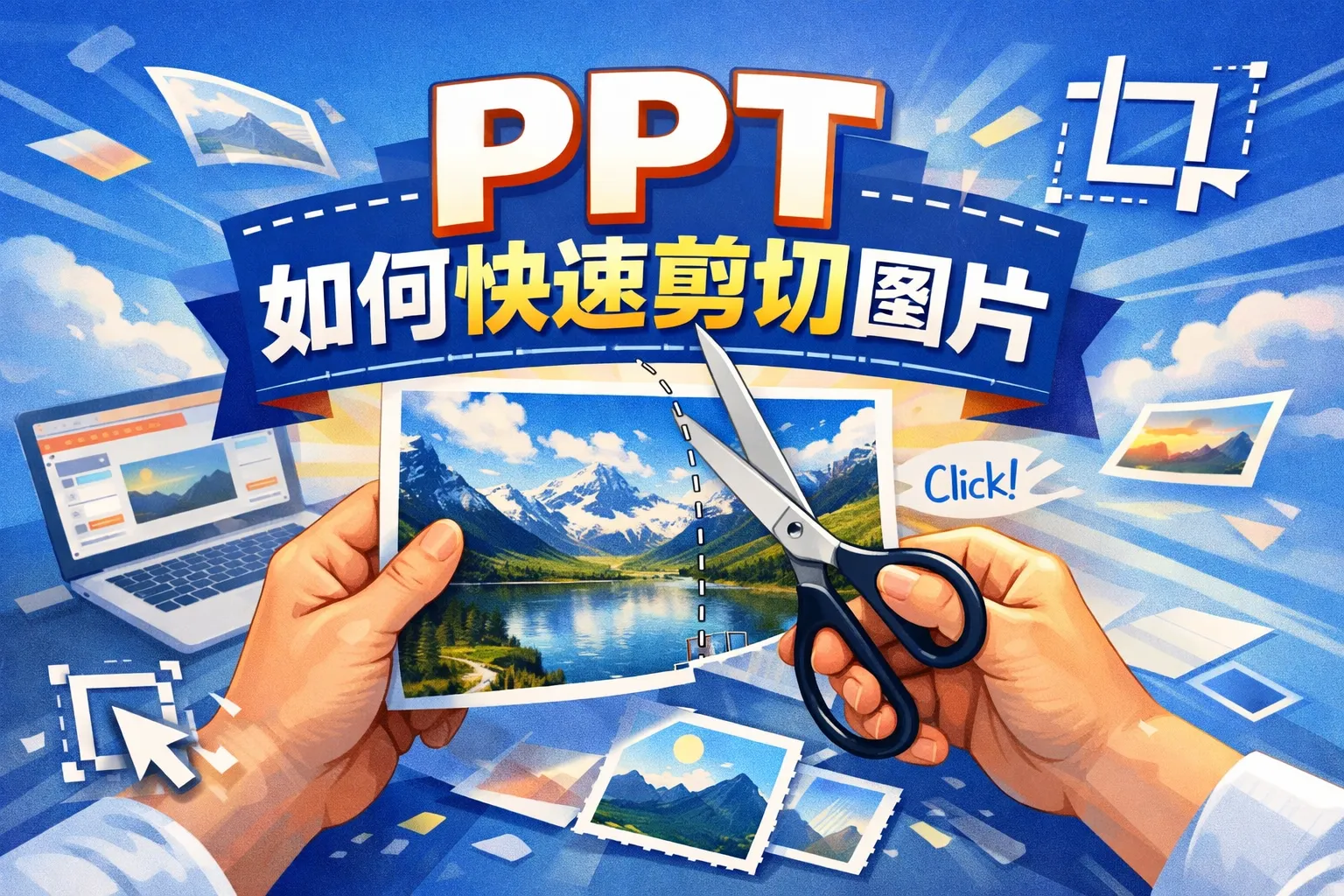 ppt如何快速剪切图片