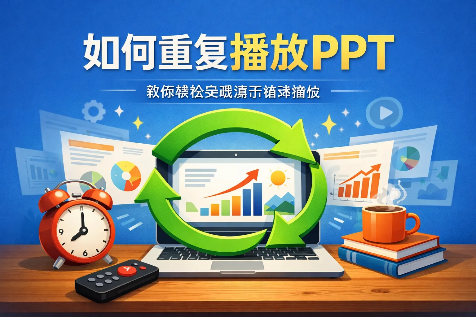 如何重复播放ppt