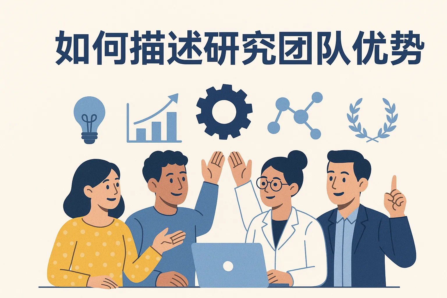 如何描述研究团队优势