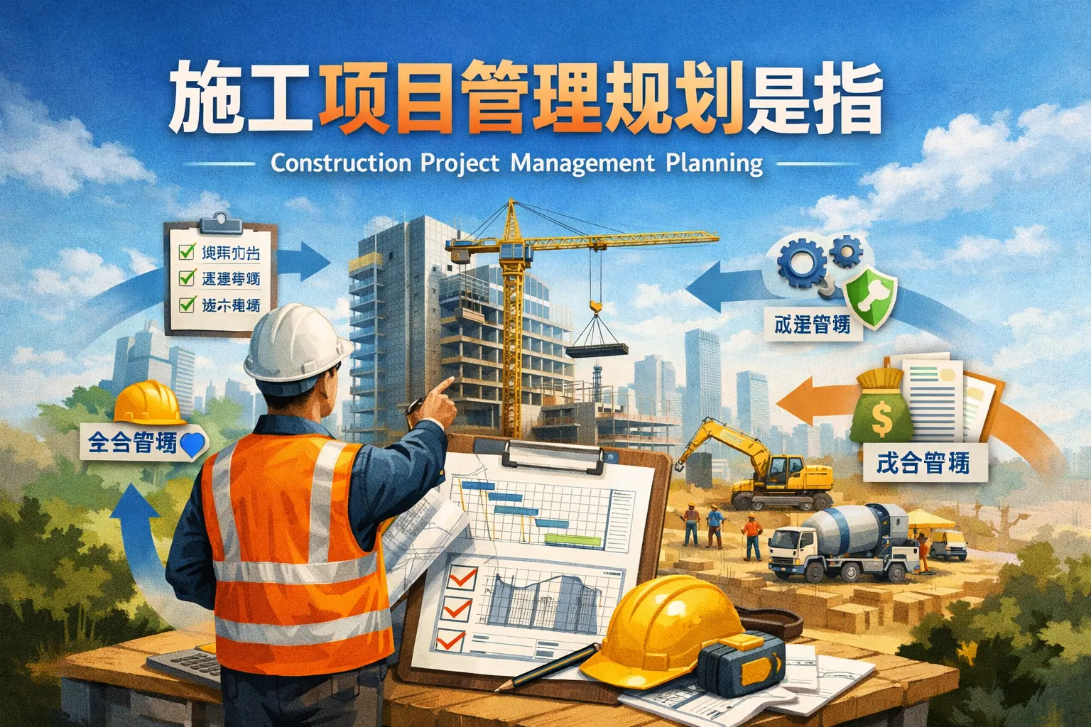 施工项目管理规划是指