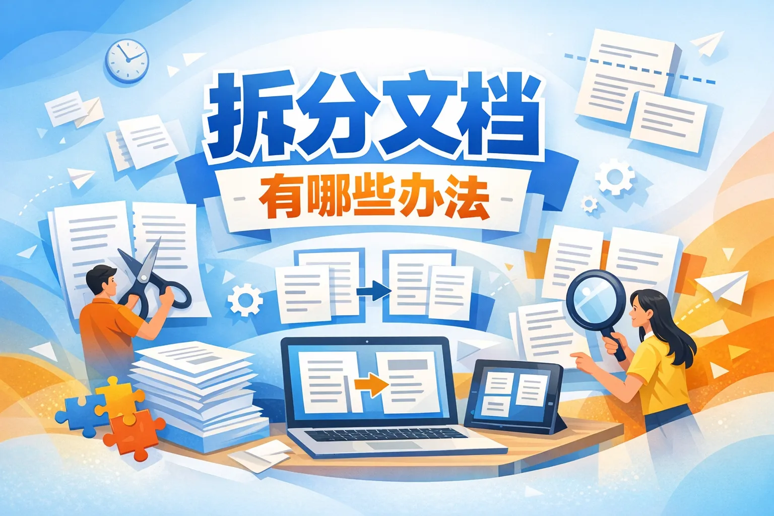 拆分文档有哪些办法