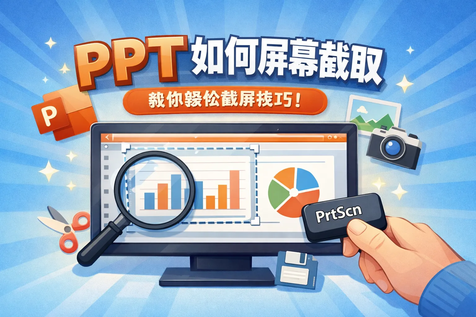 ppt如何屏幕截取